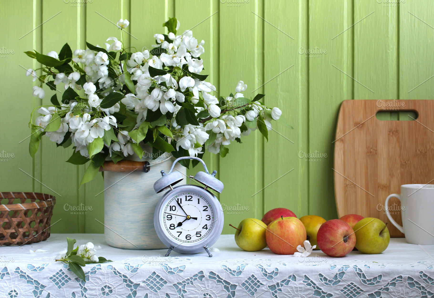 spring still life with a bouquet, a Photo by BalaguR