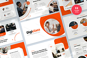 Online Learning Course Template, a Presentation Template by Flat Icons (Thumbnail 1 of 5)