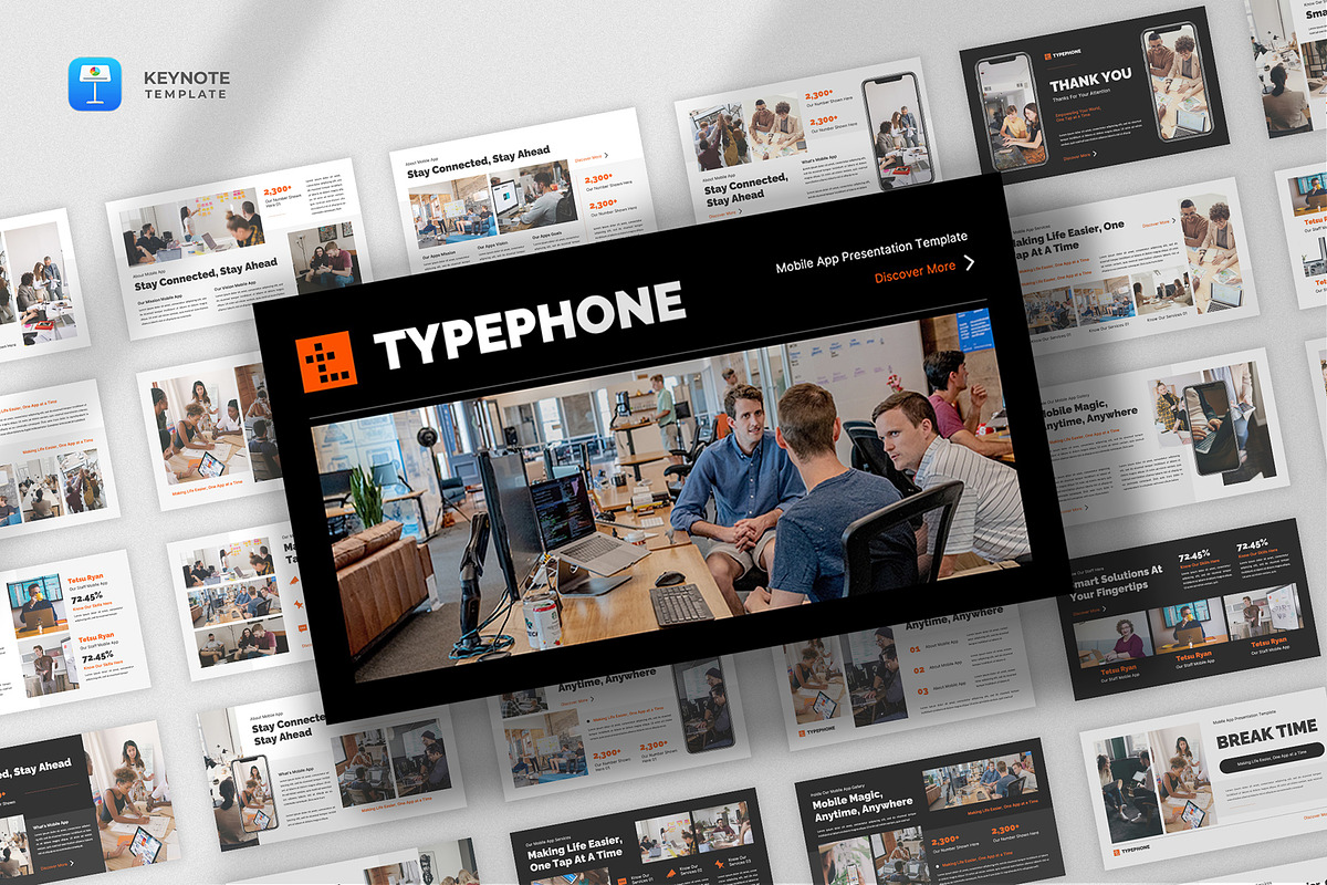 Mobile App Keynote Template