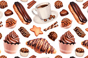 Dessert illustrations and patterns, a Food Illustration by Sundra (Thumbnail 4 of 6)