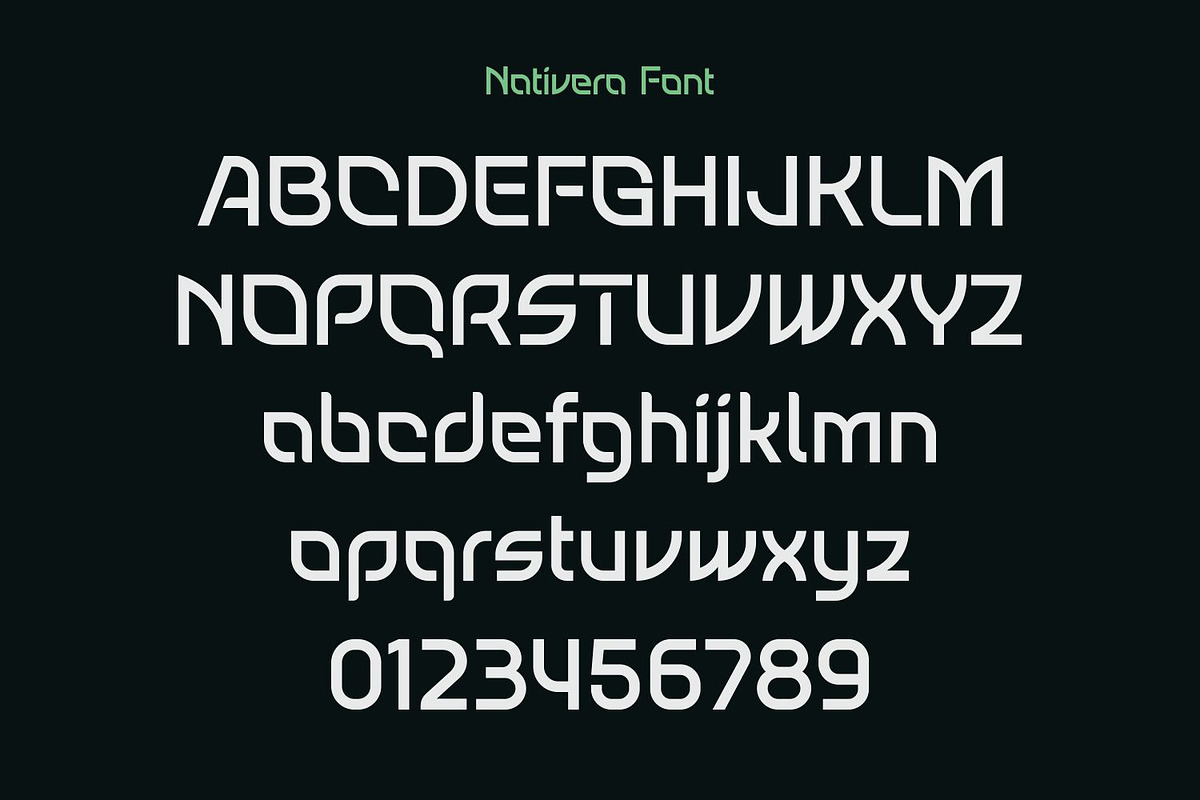 Nativera Font Family, a Sans Serif Font by Asenbayu (Photo 5 of 14)