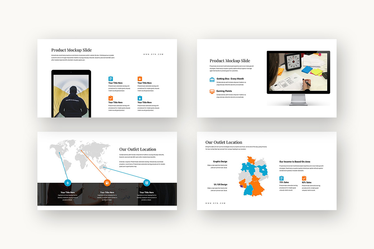Dyn : App Showcase Powerpoint preview 4