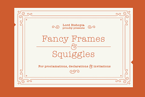 Fancy Frames & Squiggles