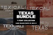 Texas Font Bundle, a Font by nickqtx (Thumbnail 1 of 9)