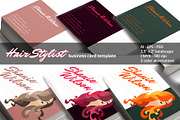 Hair Stylist Business Card, a Business Card Template by audeemirza (Thumbnail 1 of 6)