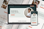 Squarespace Website for Therapist, a Squarespace Template by Pretty Boss Designs (Thumbnail 1 of 6)