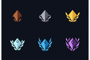 Achievement shield badges