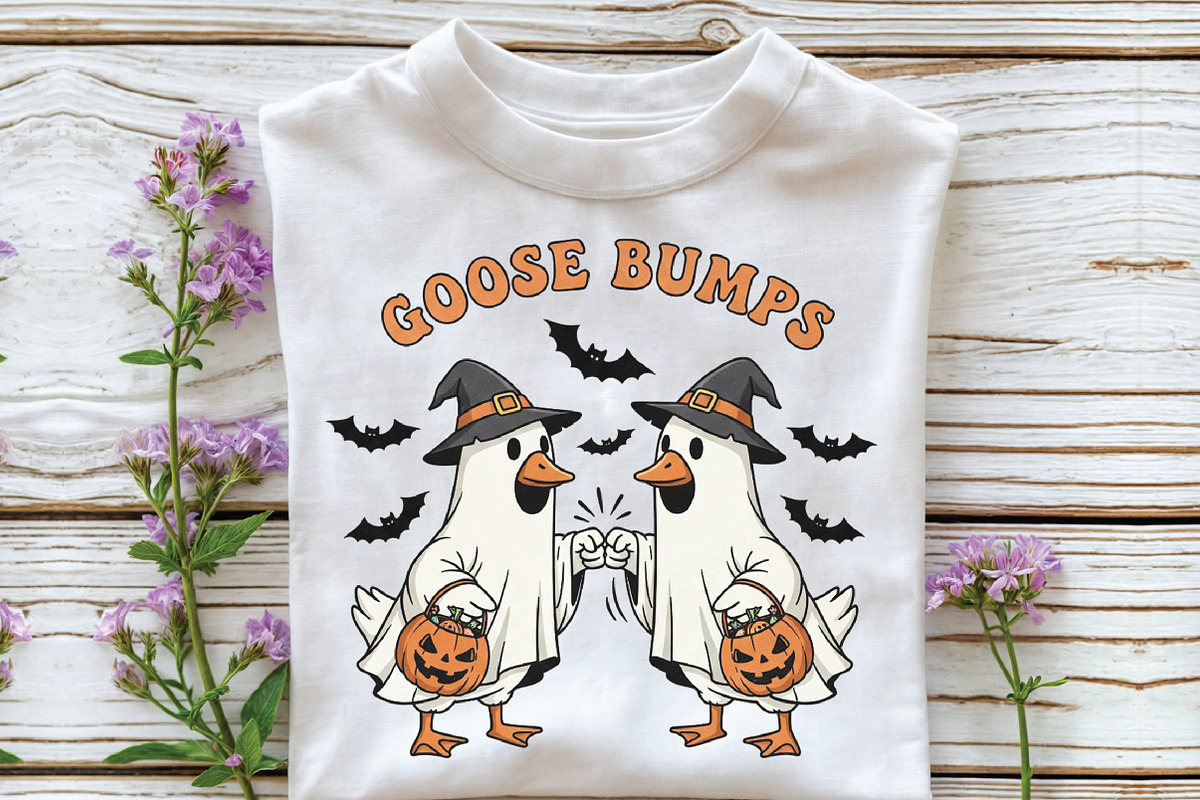 Funny Halloween Goosebumps PNG, an Illustration by CraftArtStudio (Photo 3 of 4)