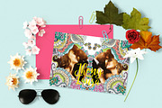 Mandala Postcard + Poster Invitation, a Card Template by Nimbalagi Studio (Thumbnail 1 of 5)
