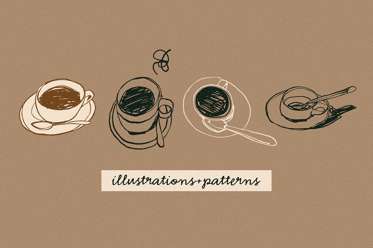 Coffee sketches, a Food Illustration by Twisted Tail (Photo 3 of 5)