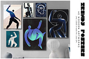 Trendy Modern Art Posters, a Decorative Illustration by Digital Art Creations (Thumbnail 8 of 10)
