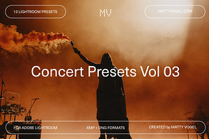 Concert Presets Vol 03