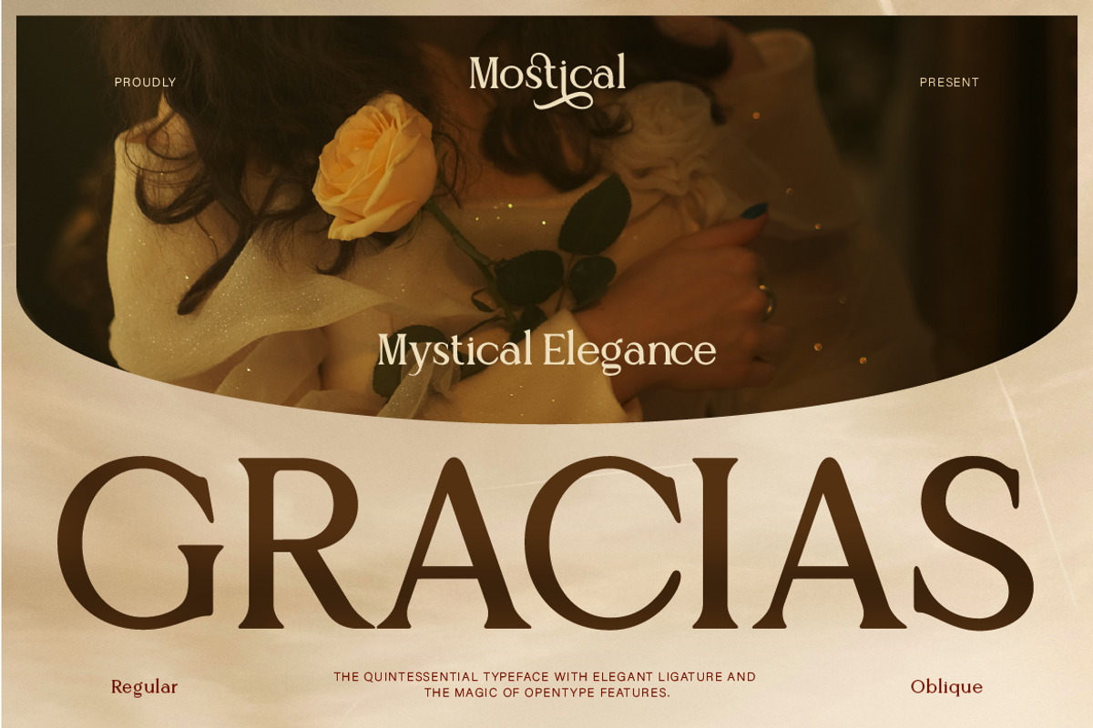 Mostical, a Font by Burntilldead (Photo 12 of 12)