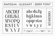 Rafesha Modern Serif Font, a Serif Font by Graphicxell (Thumbnail 2 of 8)