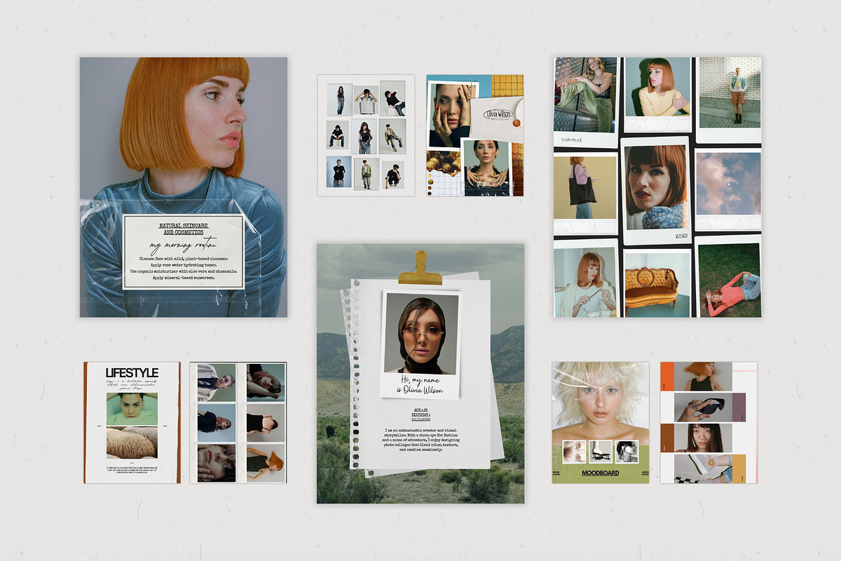 Vintage Unique Photo Collage, a Templates & Theme by Uyava Space (Photo 2 of 9)