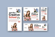 Education Web Banner Template Layout, an UI Kit Template by CreativeShaper (Thumbnail 4 of 4)