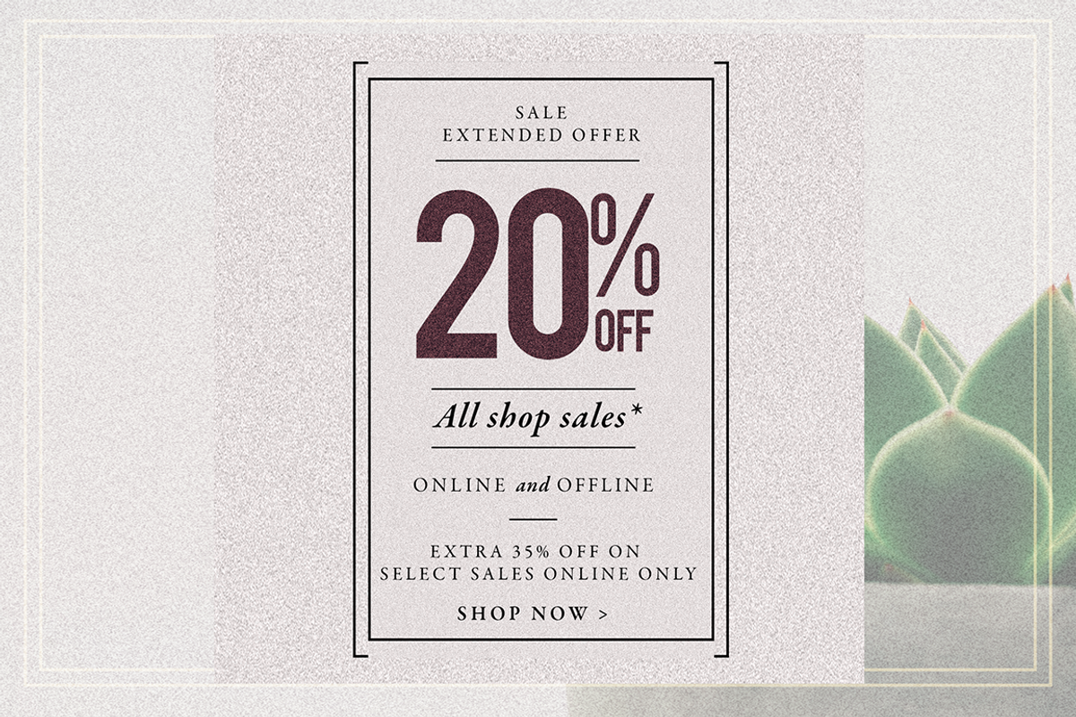 GRUNGE Social Media sale banner pack, a Social Media Template by Vova (Photo 4 of 10)