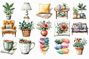 Interior Design Clipart PNG, an Illustration by Libby Wishes (Thumbnail 6 of 7)