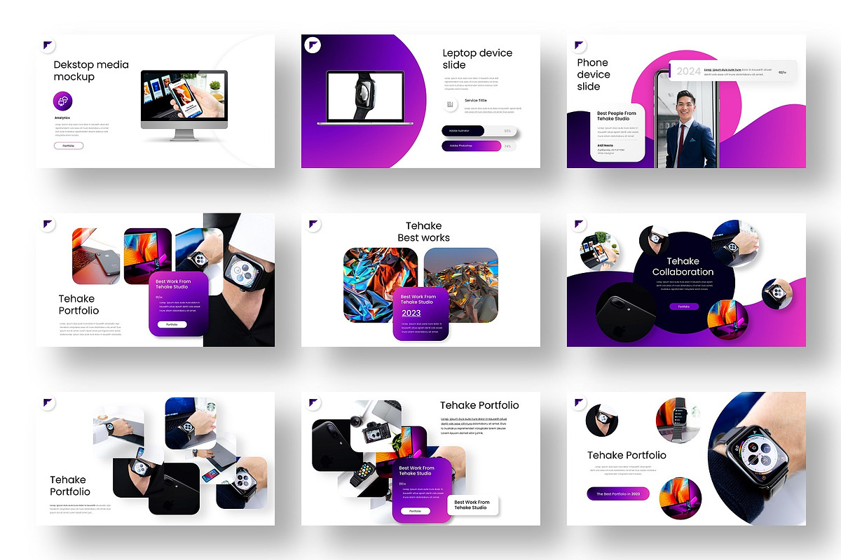 Tehake - Business Google Slide, a Presentation Template by Dens Creative Studio (Photo 4 of 6)