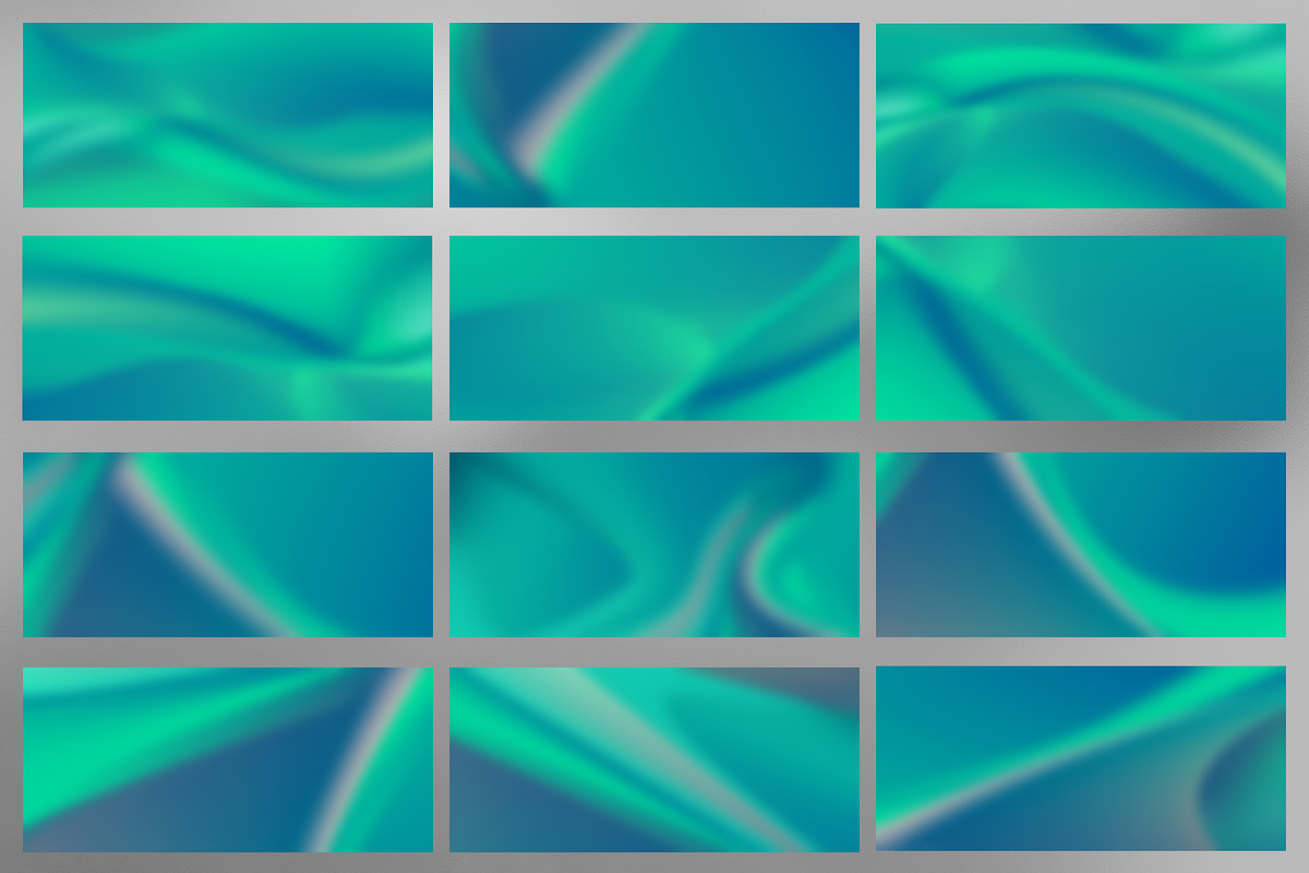 Teal Turquoise Fluid Backgrounds, a Background Graphic by bnrcreativelab (Photo 2 of 6)
