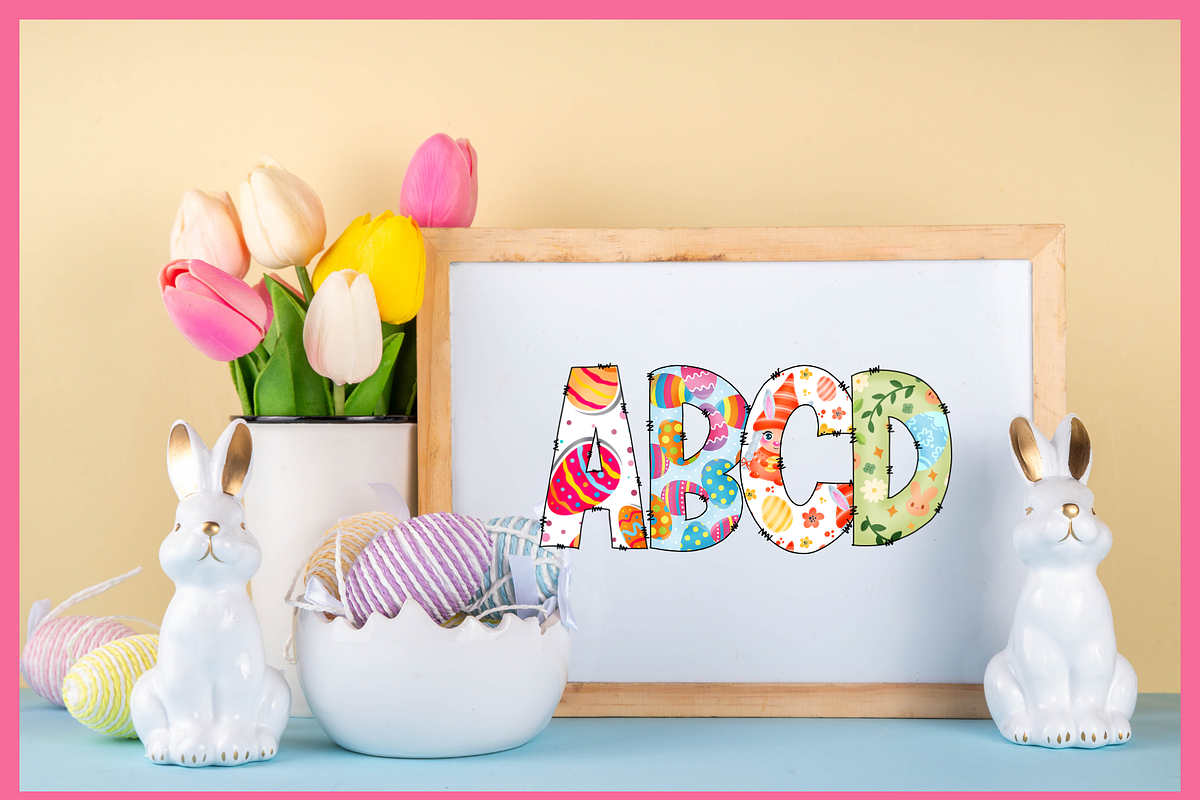 Easter Cutie-PNG fonts, a Font by It me digital art (Photo 6 of 8)