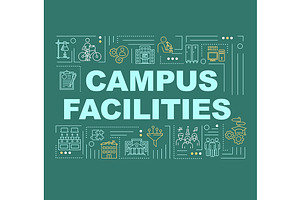 Campus word concepts banner, a Templates & Theme by IMG Visuals