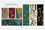 Orsani Traditional Prints And Motifs, a Pattern Graphic by LEAFure (Thumbnail 2 of 10)