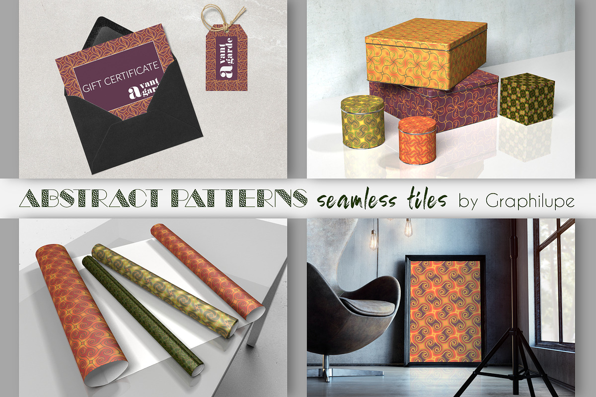 Abstract Patterns Vol. 1.2 - Autumn, a Pattern Graphic by Graphilupe (Photo 6 of 6)