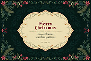 Christmas Ornate Frames & Patterns, an Object Graphic by Molly art (Thumbnail 1 of 14)