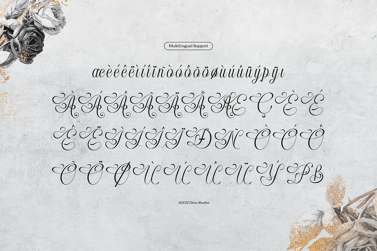Raufendry Beauty Calligraphy Script, a Script Font by Denustudios (Photo 12 of 12)