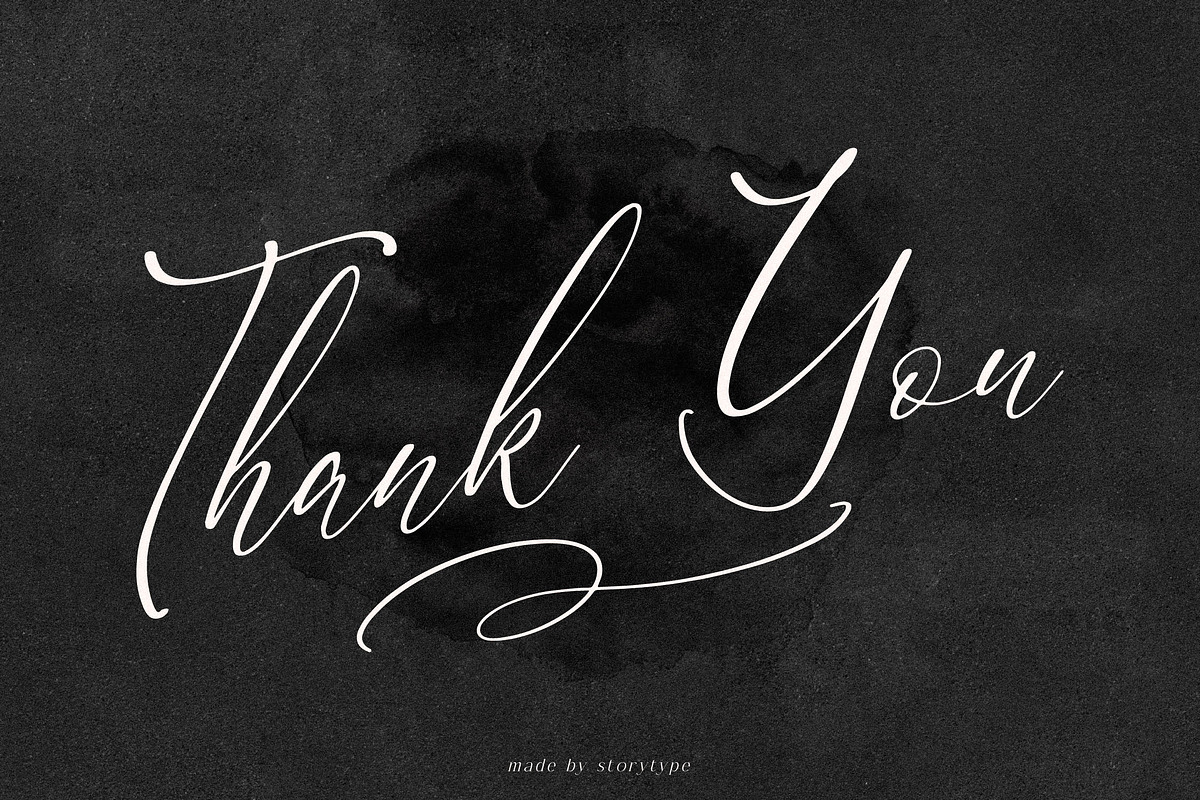 Scarlet Flettcher Elegant Calligraph, a Script Font by Storytype Studio (Photo 14 of 14)