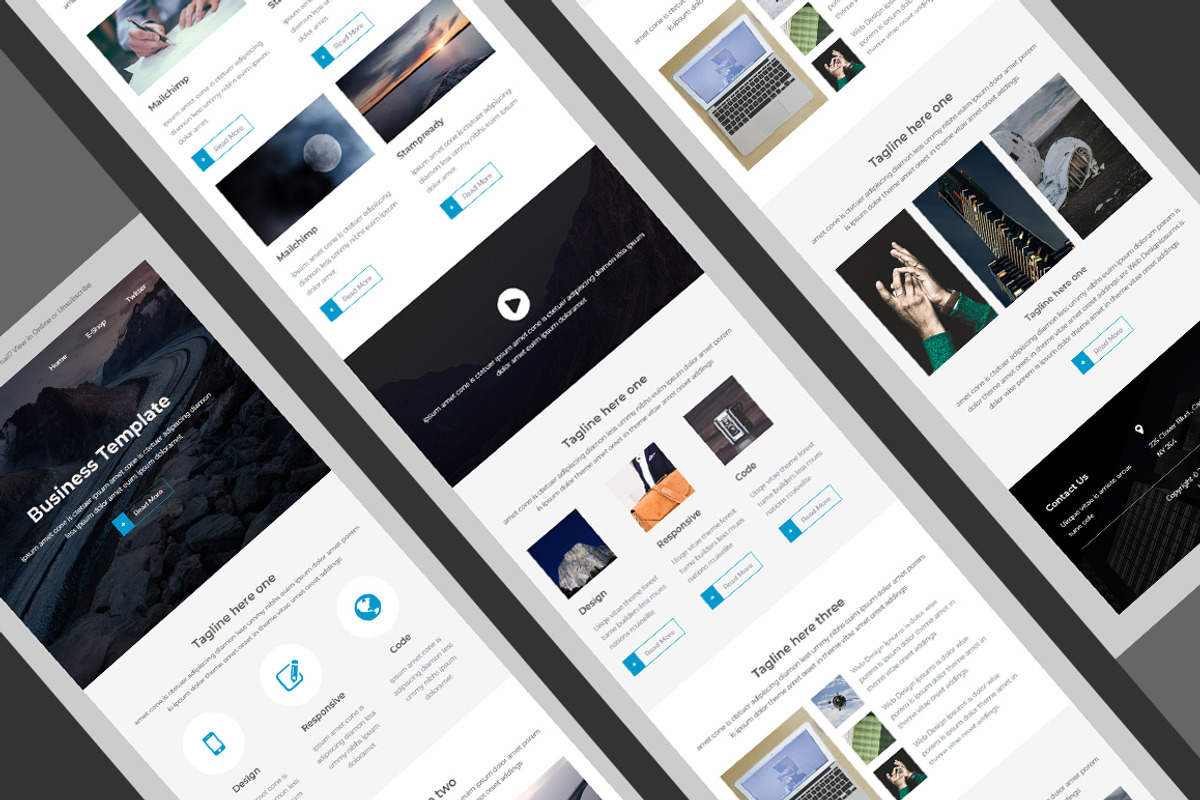 Blotter - Responsive email template, an Email Template by QuickArtisan (Photo 1 of 4)