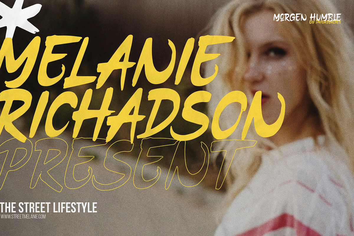 Morgen Humble | Solid Brush Font, a Handwritten Font by Denustudios (Photo 3 of 13)