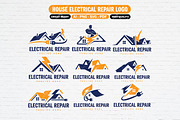 House Electrical Repair Logo Bundle, a Branding & Logo Template by Guavanaboy (Thumbnail 1 of 3)