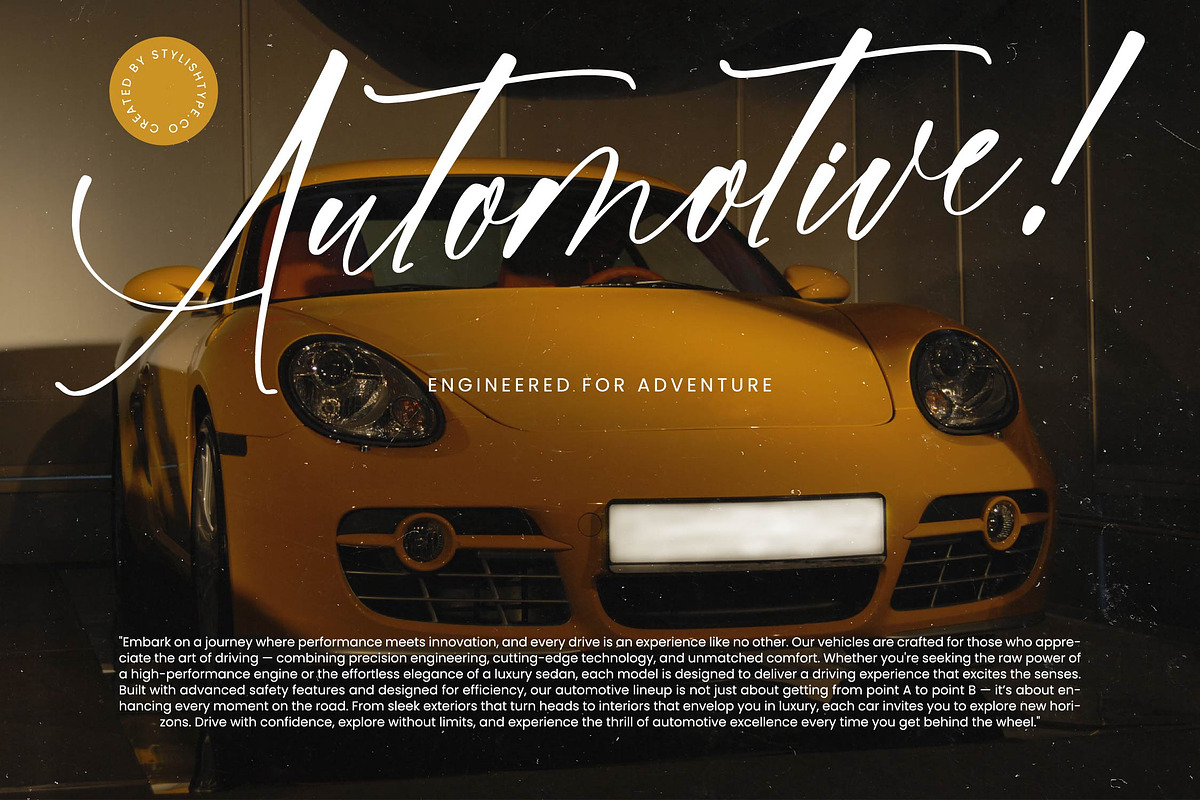 Homestay Nighter Stylish Handwritten, a Handwritten Font by stylishtype.co (Photo 10 of 20)