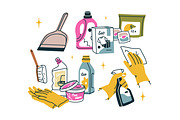 Clean products, household tools set, an Object Illustration by Good Studio (Thumbnail 5 of 5)