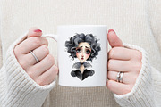 Cartoon Goth Sublimation Clipart, a Graphic by designcity5 (Thumbnail 4 of 5)