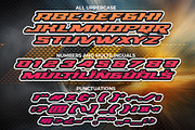 Racerz - Sport Display Font, a Sans Serif Font by Almarkhatype (Thumbnail 9 of 10)