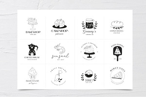 Cook & Bake Logos Collection