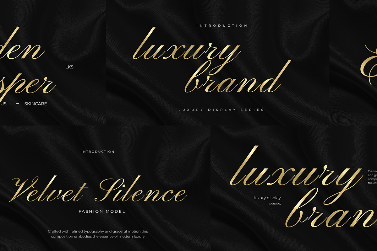Luxury Typography After Effect, a Social Media Template by Loin Studio (Photo 1 of 3)