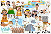Moses Clipart, a Person Illustration by Lime & Kiwi Designs (Thumbnail 2 of 2)