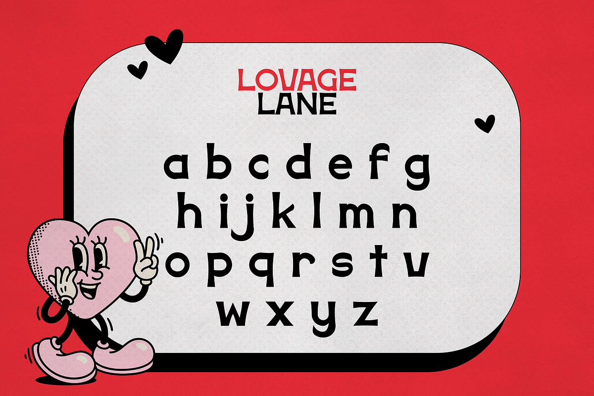Lovage Lane, a Sans Serif Font by HipFonts (Photo 2 of 10)