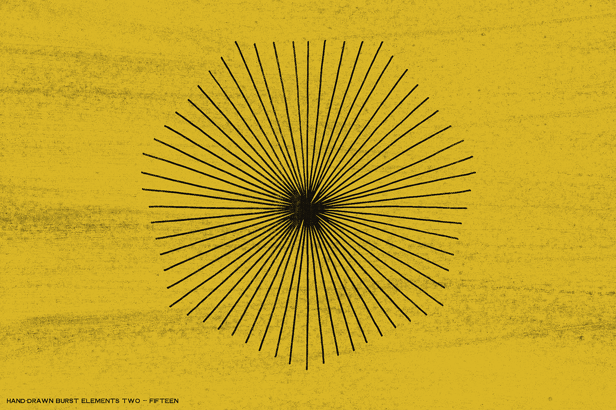 36 hand-drawn burst elements, an Object Graphic by The Shop (Photo 10 of 25)