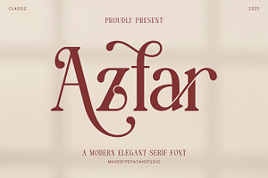 Azfar Serif Font