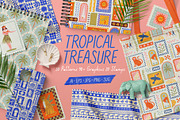 Tropical Treasure: Patterns & more, a Pattern Graphic by Dedraw Studio (Thumbnail 1 of 21)
