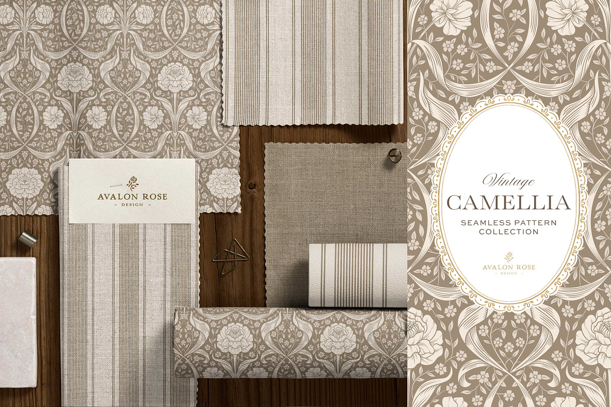 Arts & Crafts Floral Pattern Beige, a Pattern Graphic by Eclectic Anthology (Photo 2 of 10)