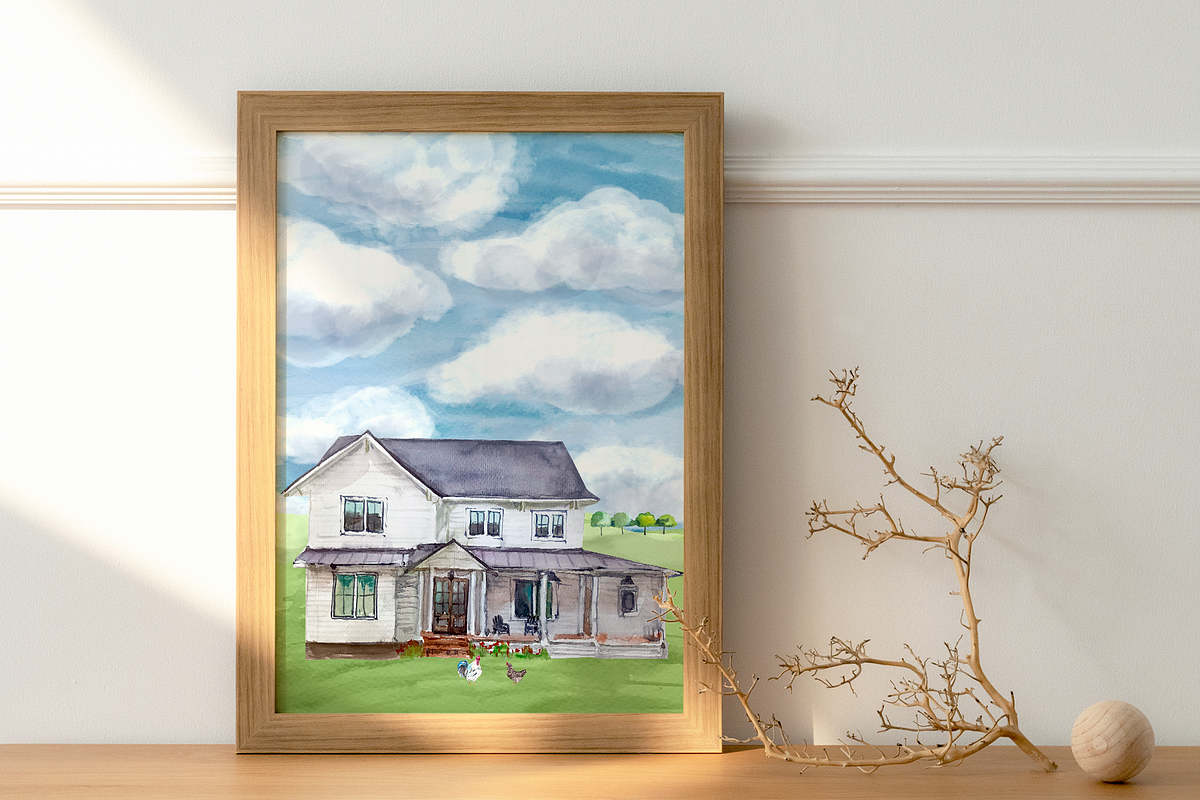 Little Farmers Watercolor Set, a Person Illustration by Tati Bordiu (Photo 5 of 7)