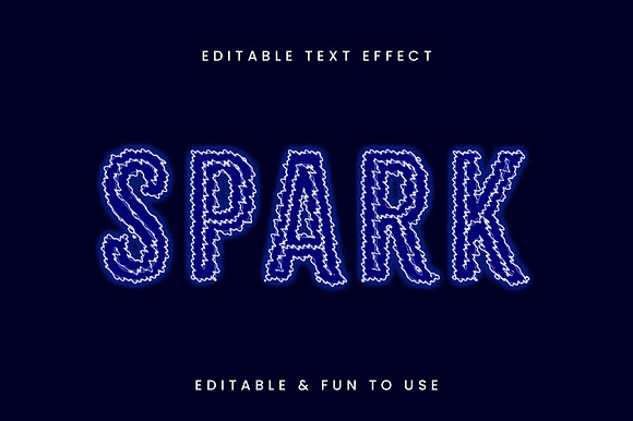 Energy Lightning Text Effect
