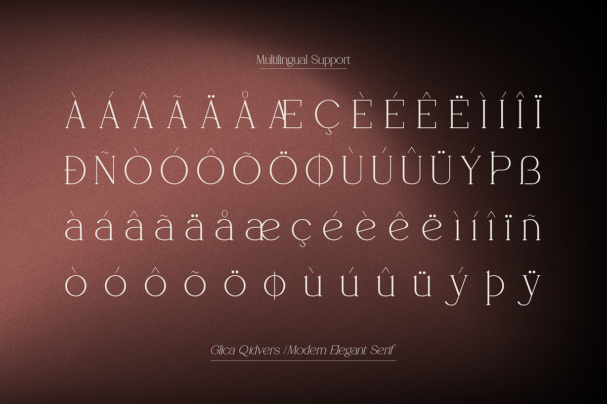 Glica Qidvers | Modern Elegant Serif, a Serif Font by Denustudios (Photo 12 of 14)
