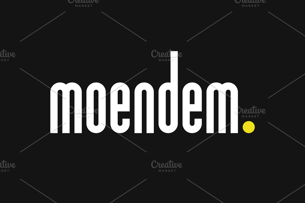 Moendem Condensed Sans Font, a Sans Serif Font by Artiveko (Photo 1 of 7)